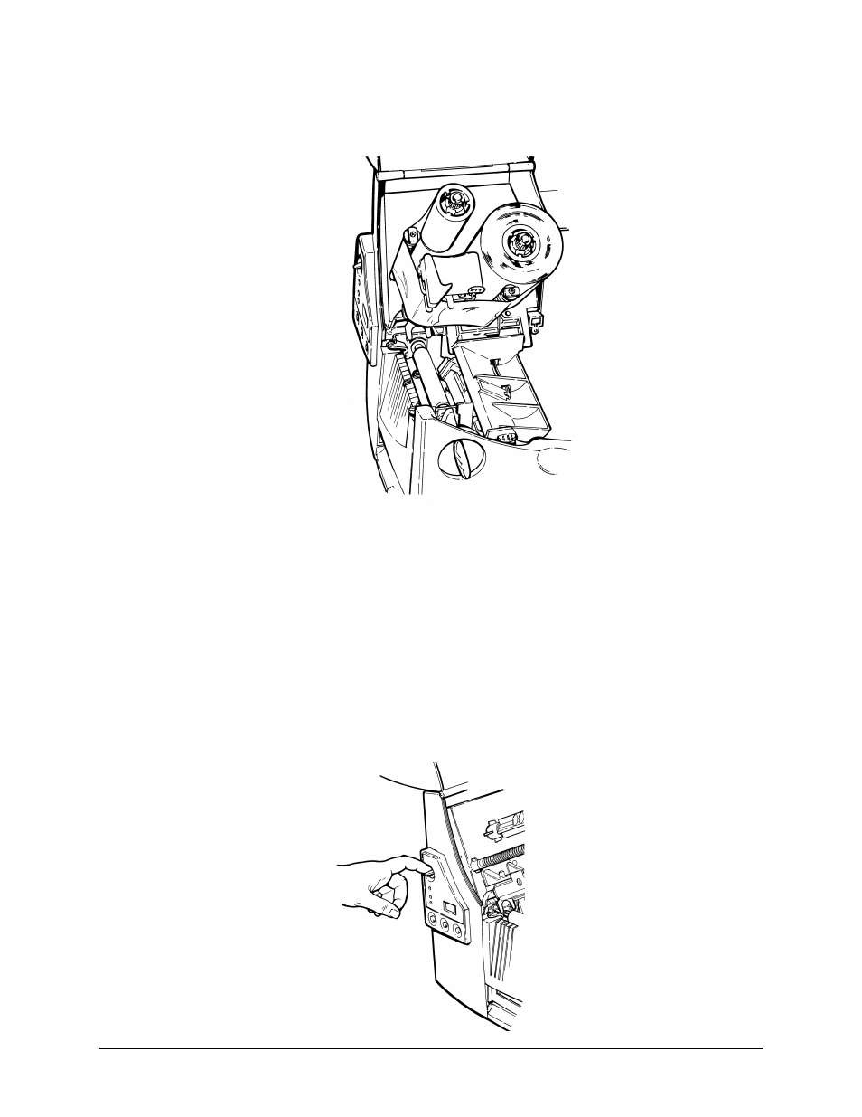 Caution | Paxar 9840CL User Manual | Page 22 / 59