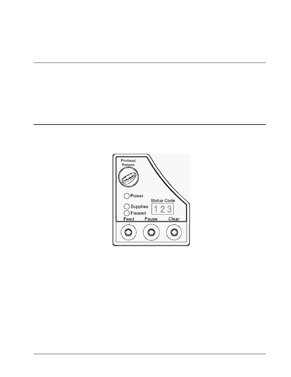 Default printer settings, Using the control panel | Paxar 9840CL User Manual | Page 8 / 59