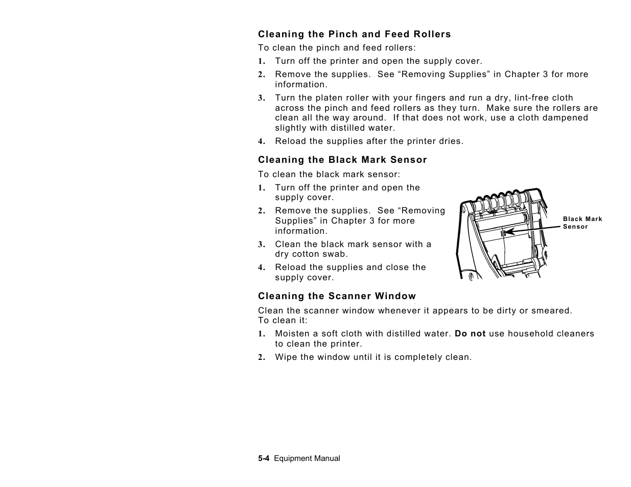 Paxar TC6032EM User Manual | Page 30 / 40