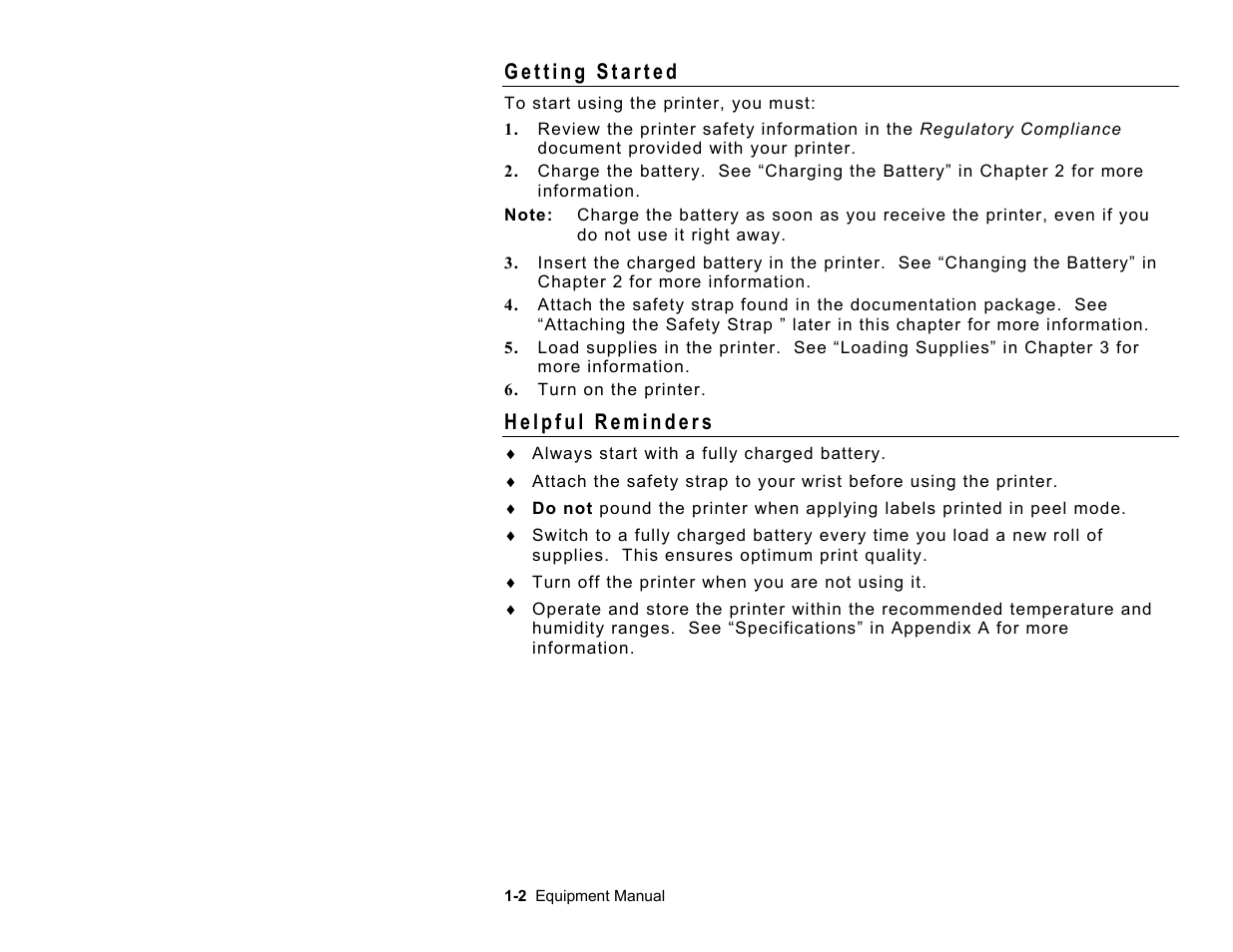 Paxar TC6032EM User Manual | Page 6 / 40