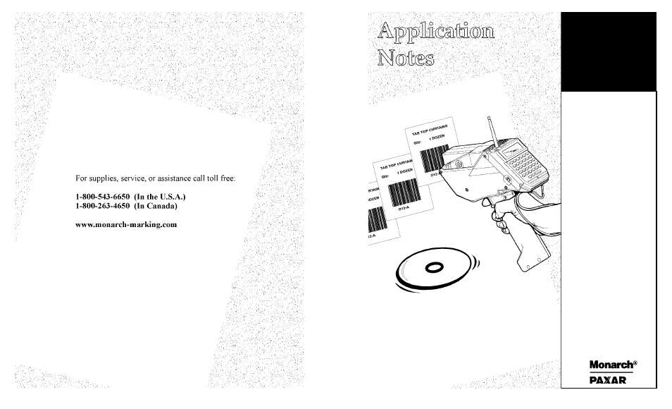 Paxar Pathfinder TC6035AN User Manual | 20 pages