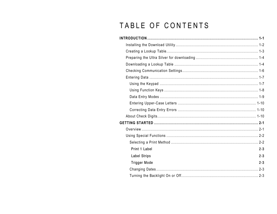 Paxar TC6032DBFFUM User Manual | Page 3 / 30
