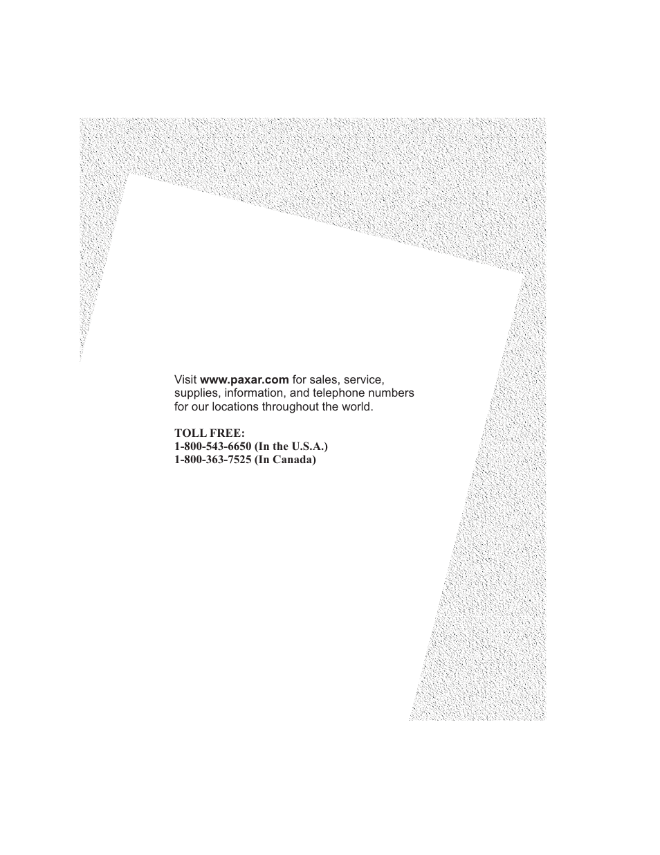 Paxar TC6032DBFFUM User Manual | Page 30 / 30