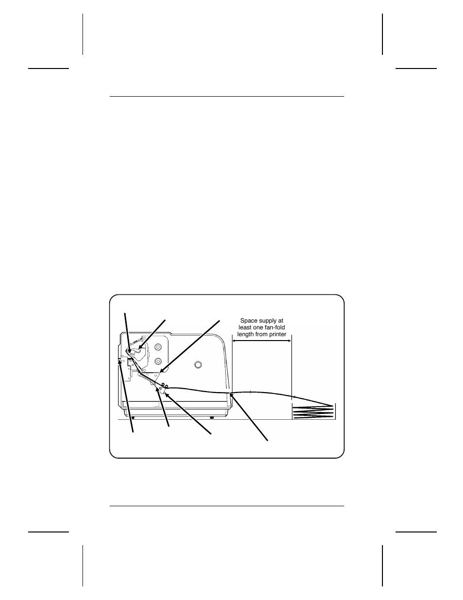 Loading fan-fold supply | Paxar 9445 User Manual | Page 24 / 50