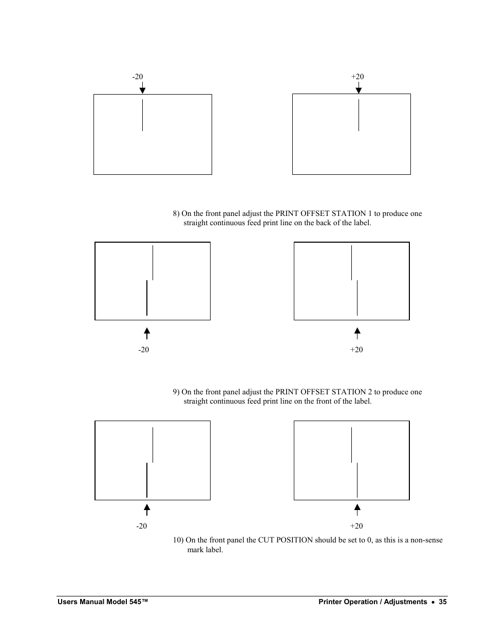 Paxar 545 User Manual | Page 37 / 121