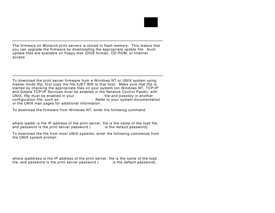 Paxar 9800 Series User Manual | Page 73 / 78
