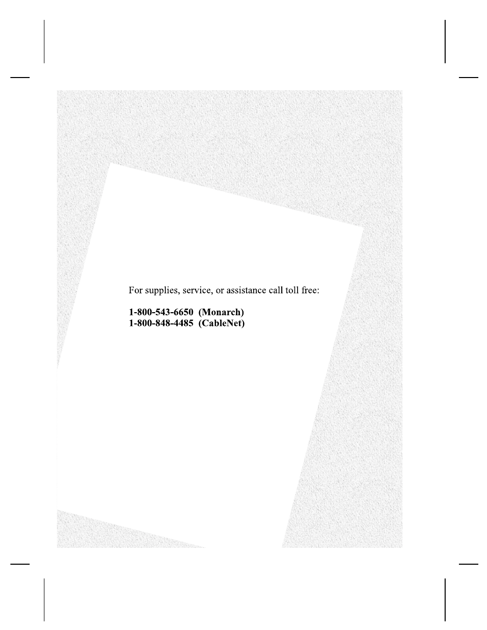 Paxar 9800 Series User Manual | Page 78 / 78