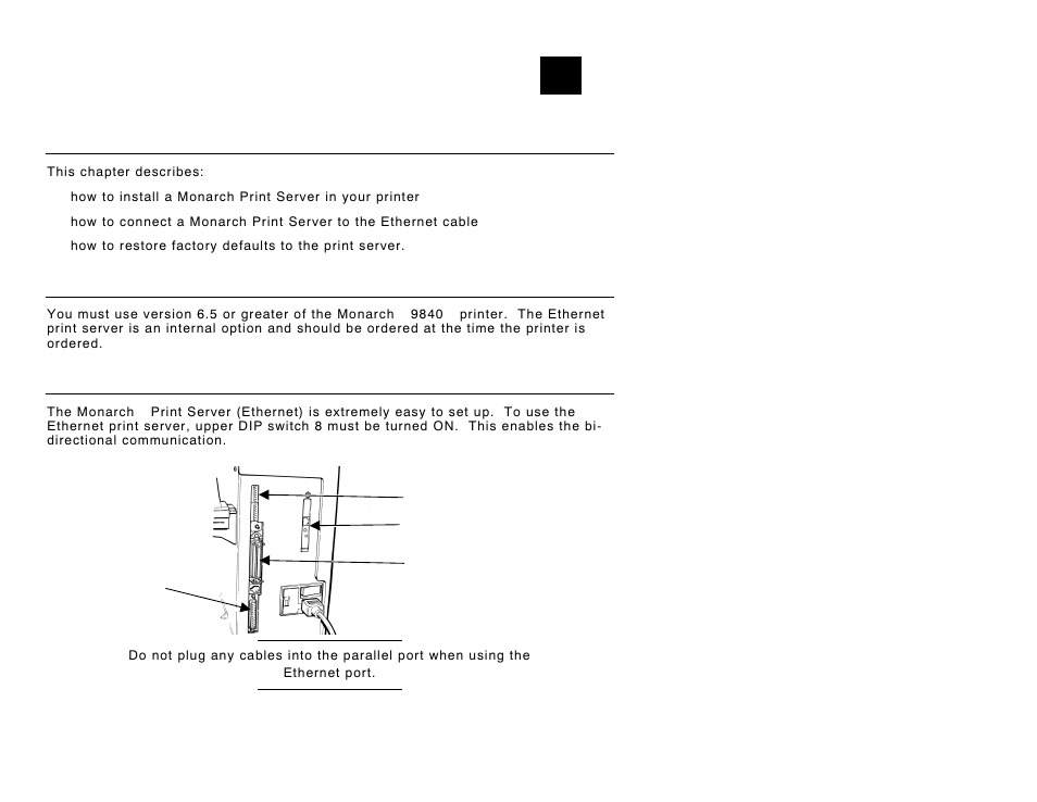 Paxar 9800 Series User Manual | Page 9 / 78