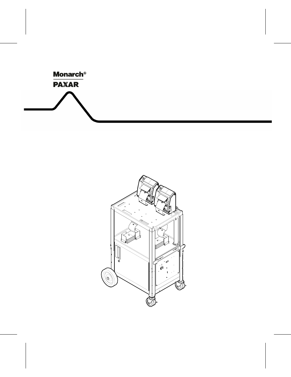 Paxar Mobile Printing Station Monarch 9476 User Manual | 64 pages