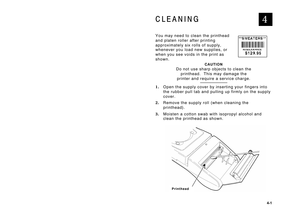 Paxar 6017 User Manual | Page 19 / 28