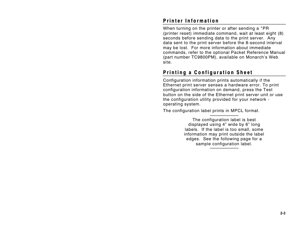 Paxar 9840 User Manual | Page 11 / 20