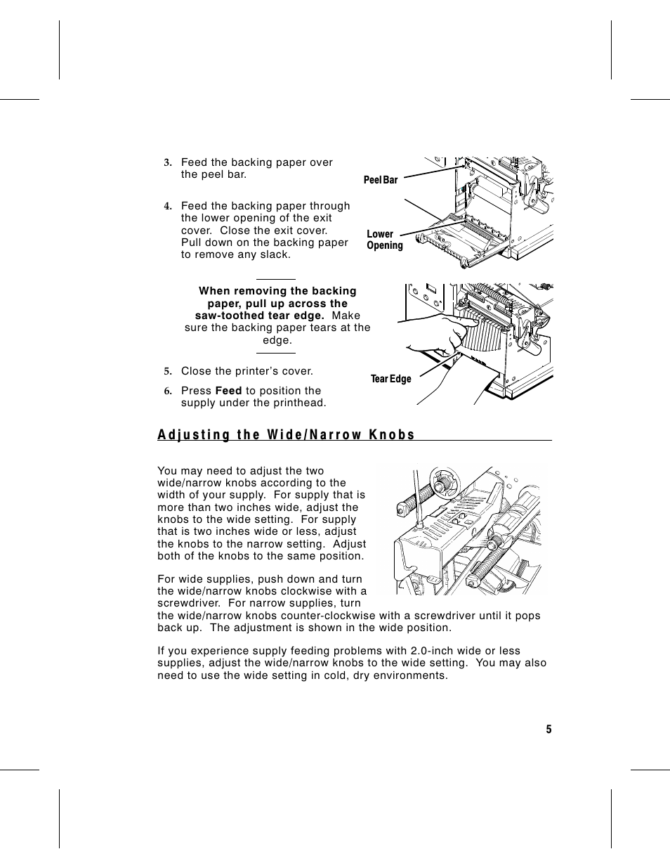 Paxar Monarch 9805 User Manual | Page 7 / 20