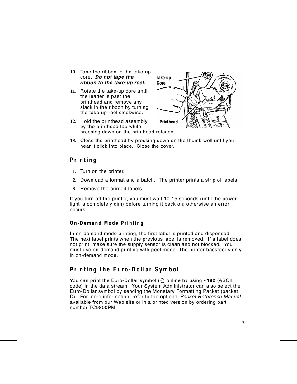 Paxar Monarch 9805 User Manual | Page 9 / 20