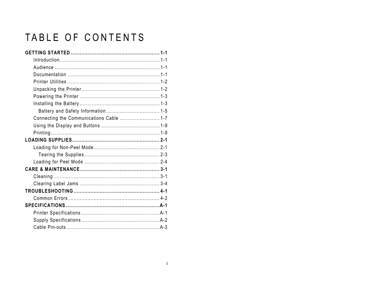 Paxar Monarch Sierra Sport2 User Manual | Page 3 / 38