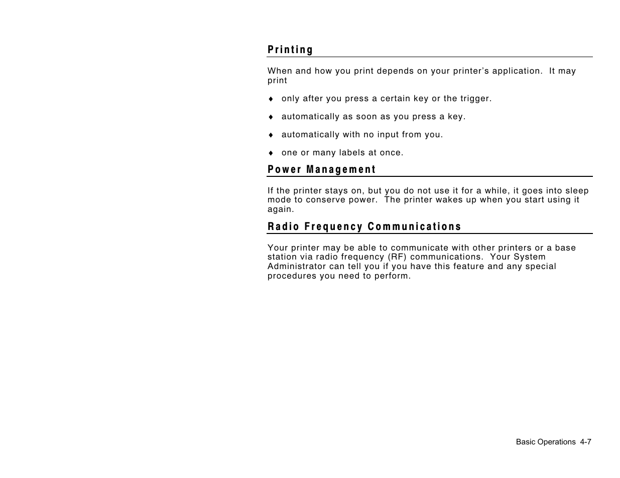 Paxar TC6037EM User Manual | Page 27 / 44