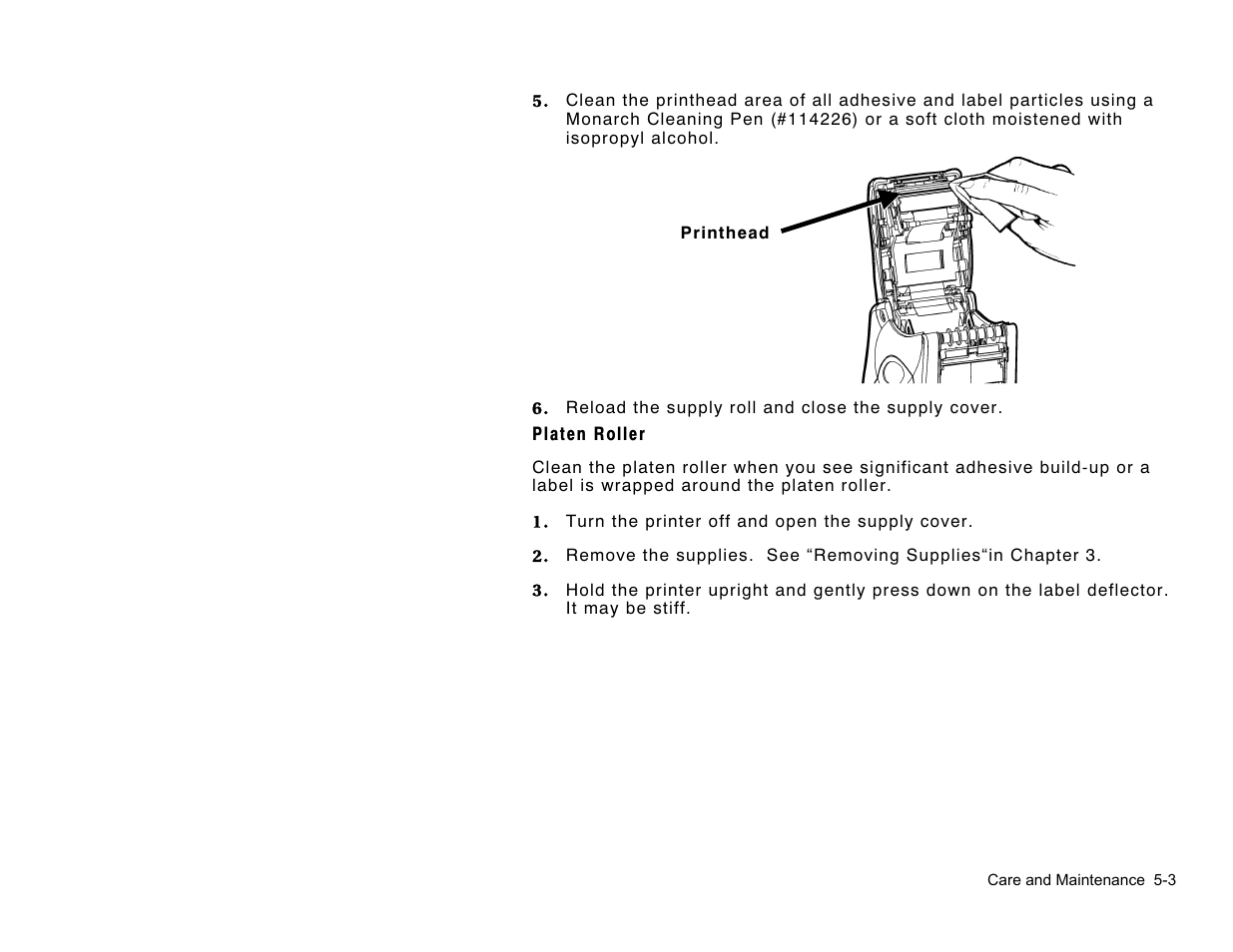 Paxar TC6037EM User Manual | Page 33 / 44