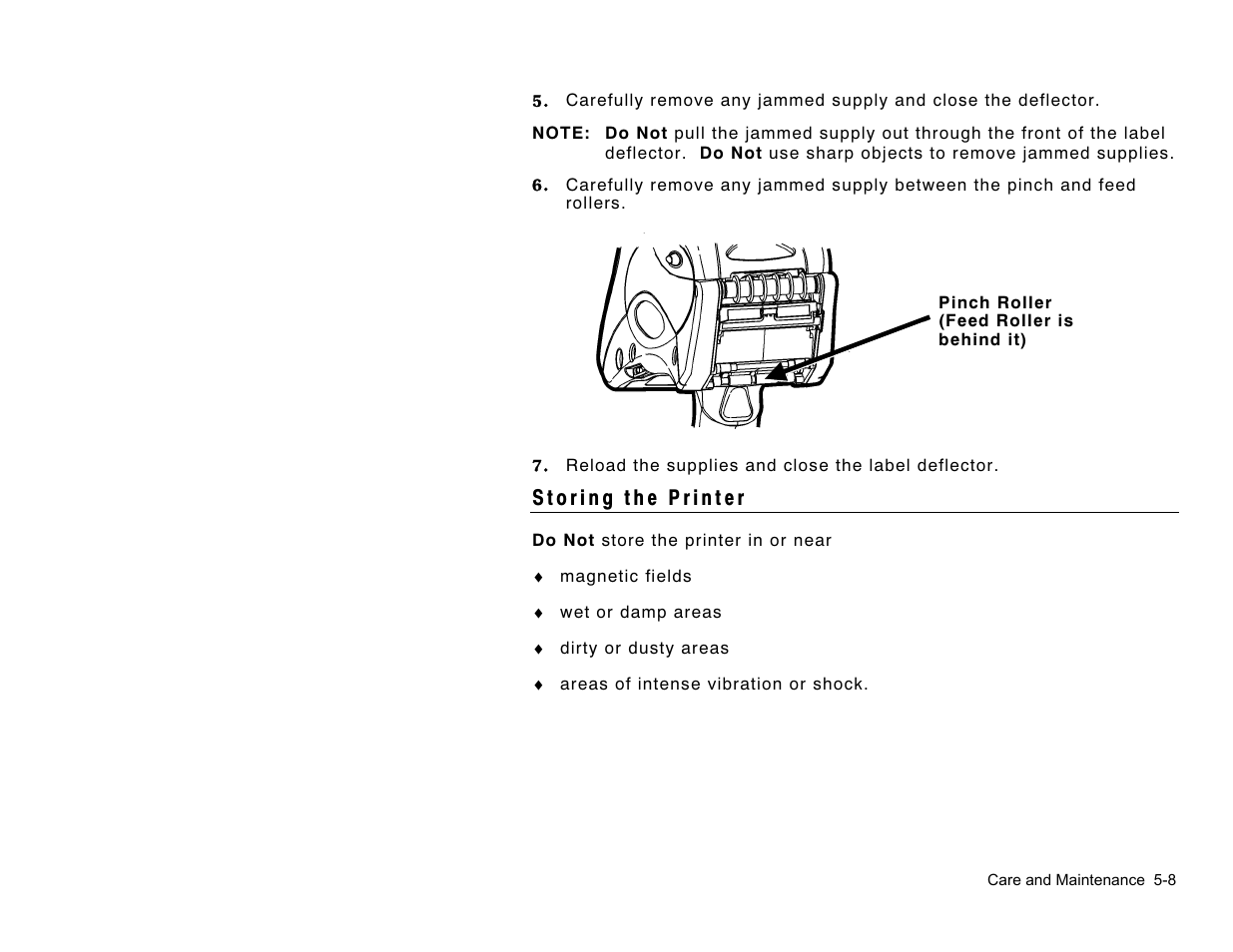 Paxar TC6037EM User Manual | Page 38 / 44