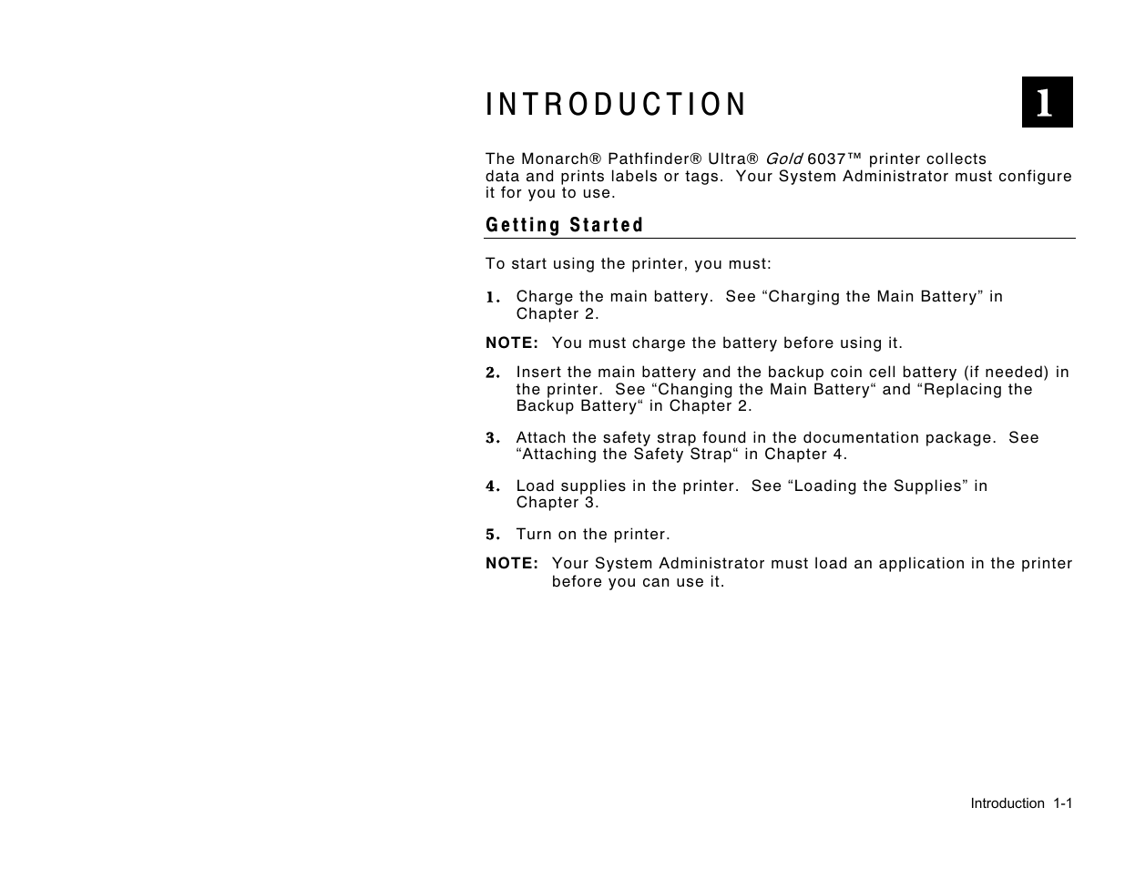 Paxar TC6037EM User Manual | Page 5 / 44