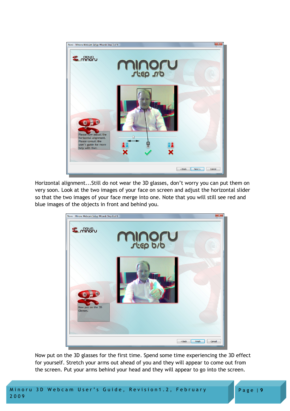 Novo Minoru Minoru 3D User Manual | Page 9 / 22