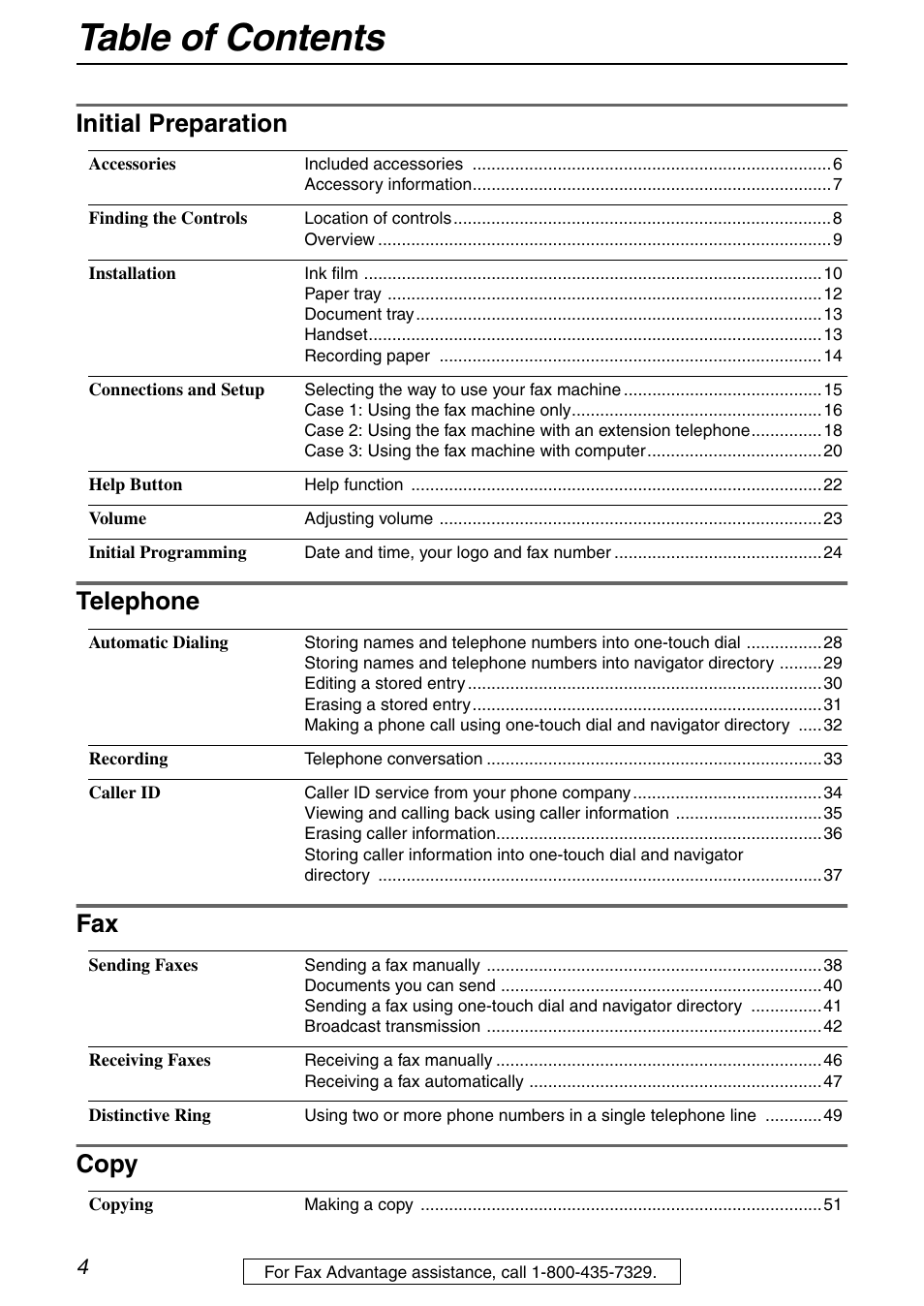 Panasonic KX-FHD351 User Manual | Page 4 / 104