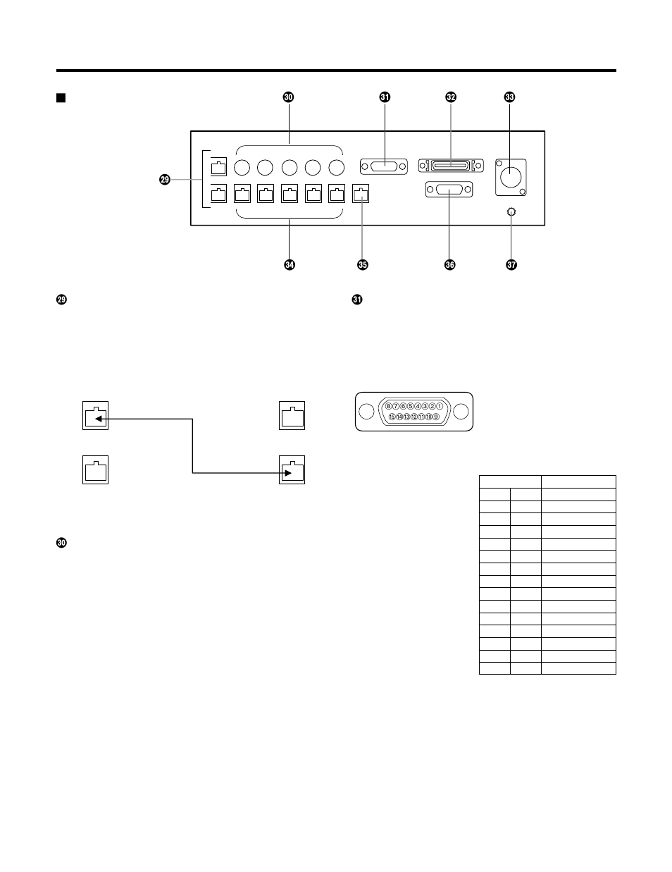 Parts and their function, Rear panel | Panasonic AW-PH400P User Manual | Page 26 / 64