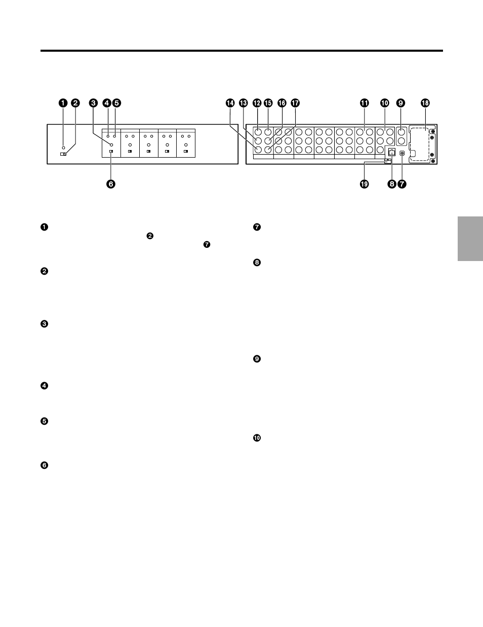 Parts and their function | Panasonic AW-PH400P User Manual | Page 39 / 64