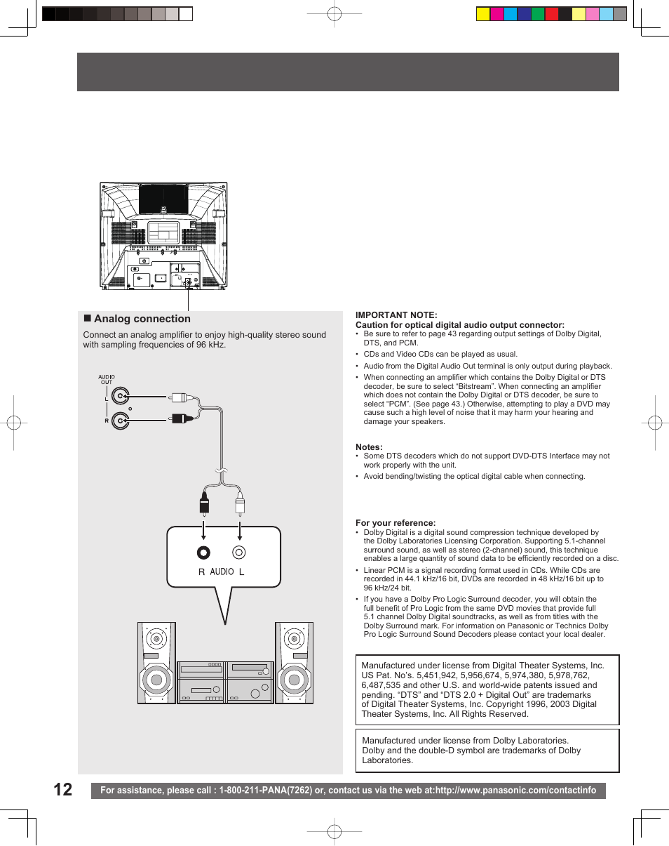 Panasonic PV 20DF25 User Manual | Page 12 / 56