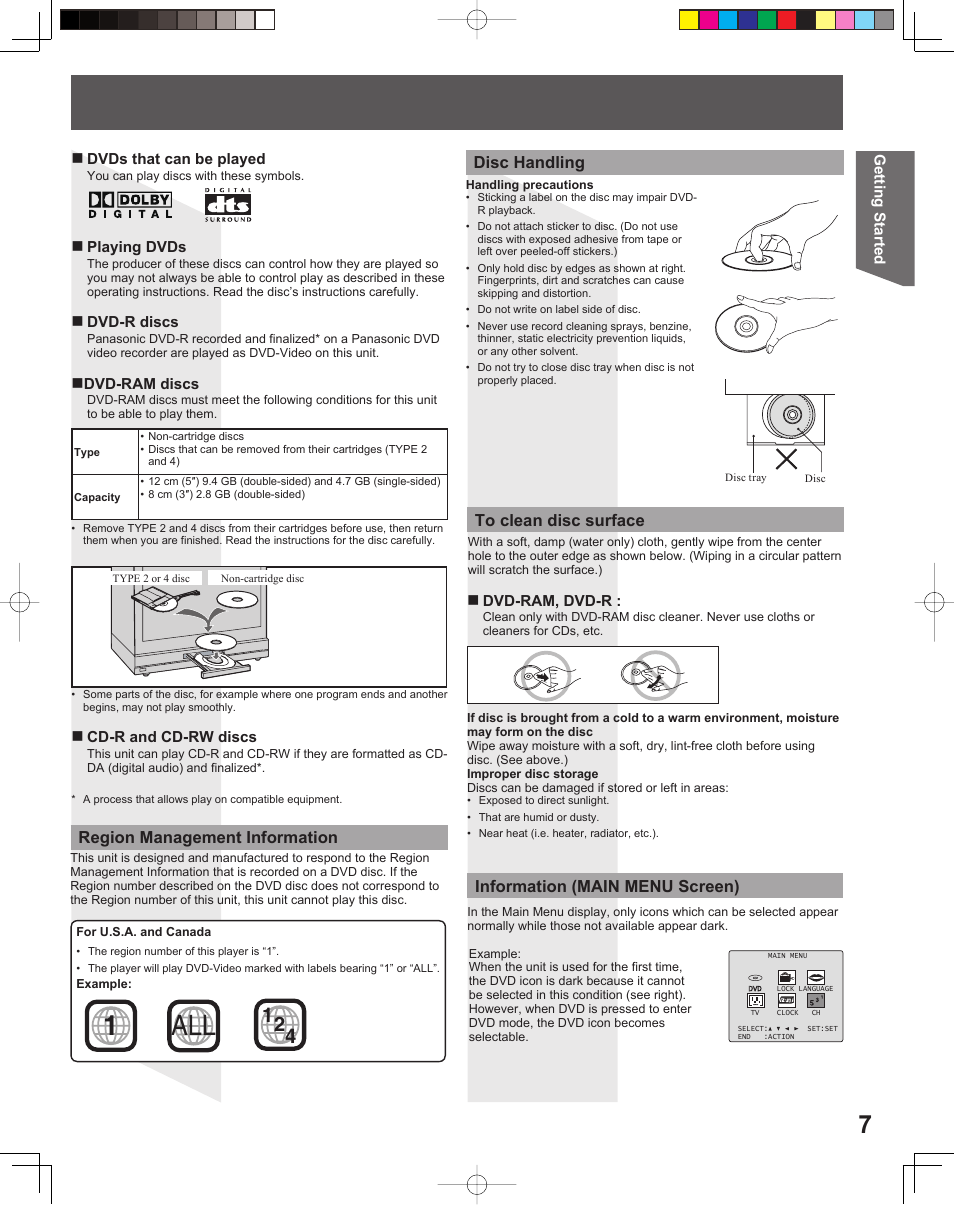 Panasonic PV 20DF25 User Manual | Page 7 / 56