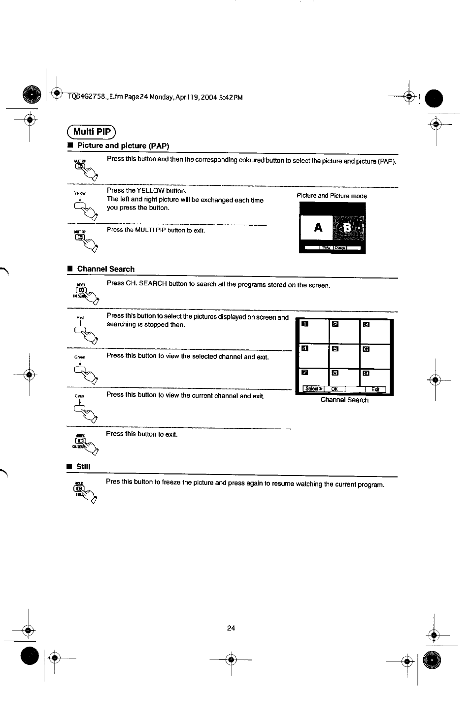 É- (muffi | Panasonic TX-29F155A User Manual | Page 24 / 32