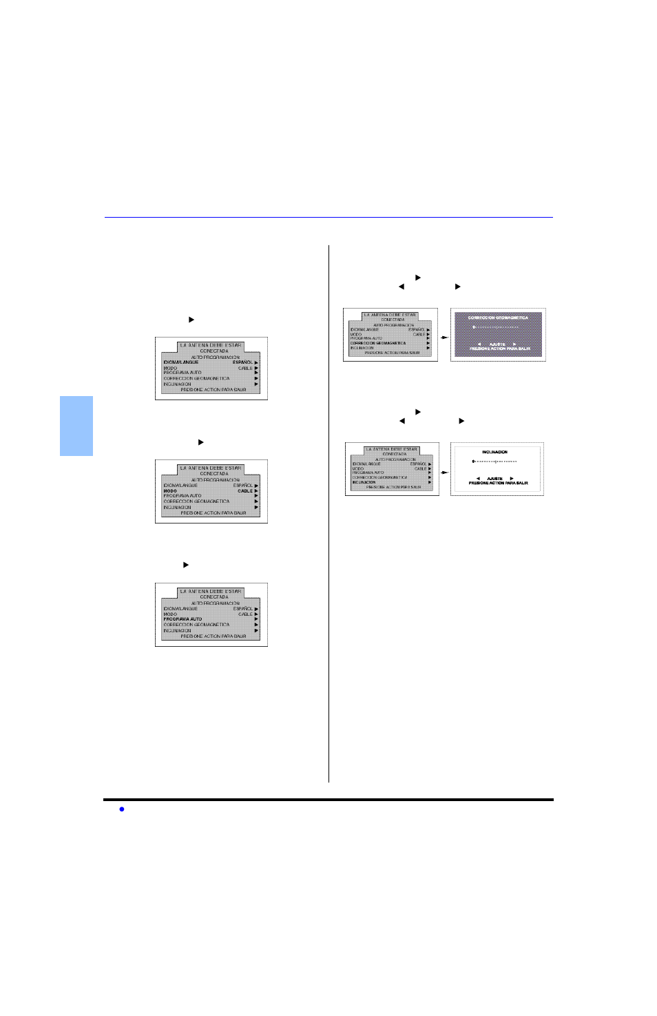 Menú de auto programación | Panasonic CT 36SL13 User Manual | Page 30 / 80