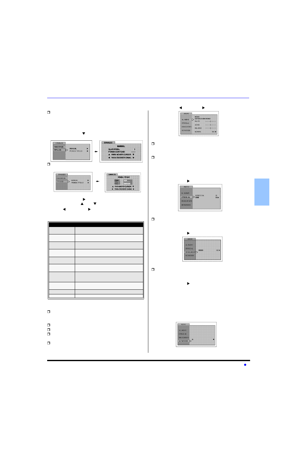 Audio | Panasonic CT 36SL13 User Manual | Page 41 / 80