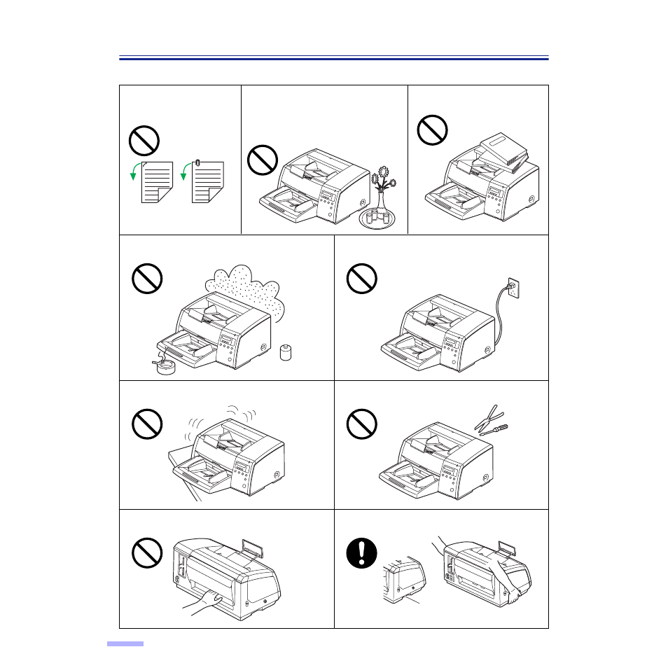 Precautions | Panasonic KV-S2065L User Manual | Page 10 / 54