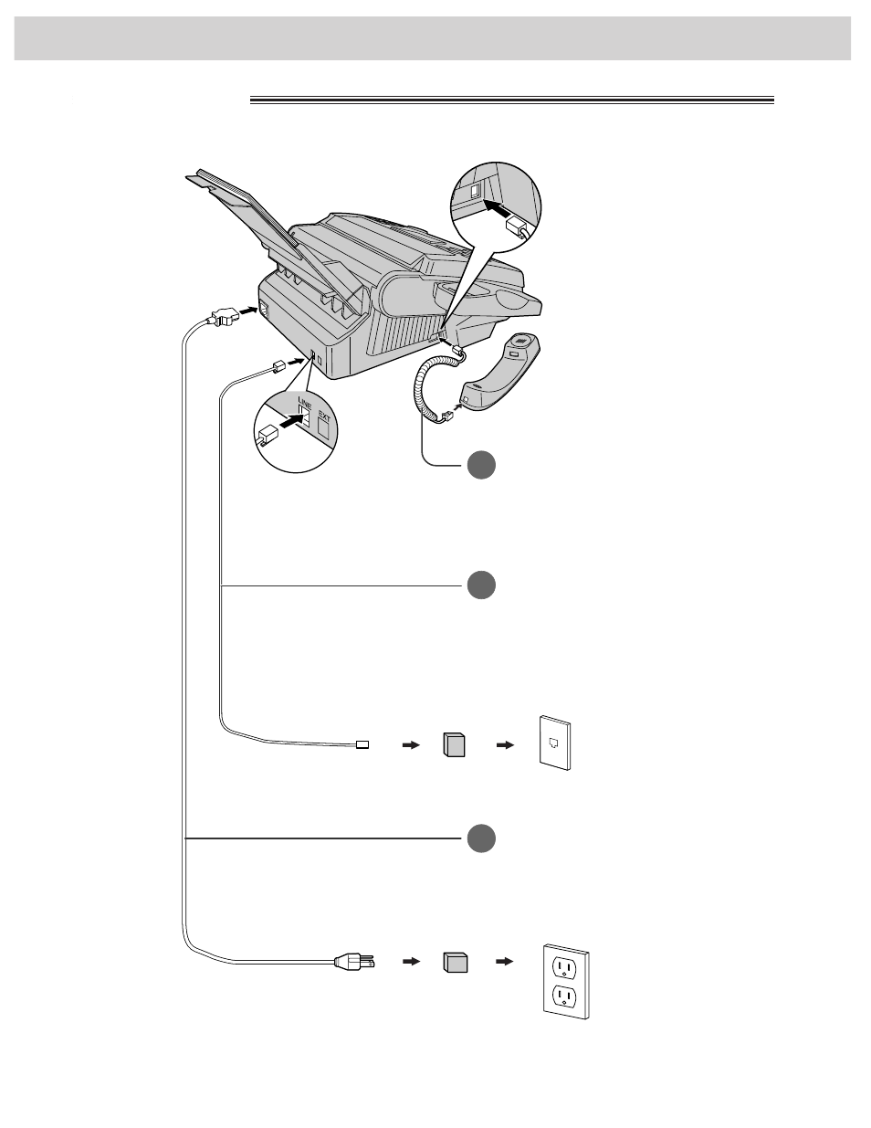 Comienzo rápido en español conexiones | Panasonic KX-FM255 User Manual | Page 122 / 144