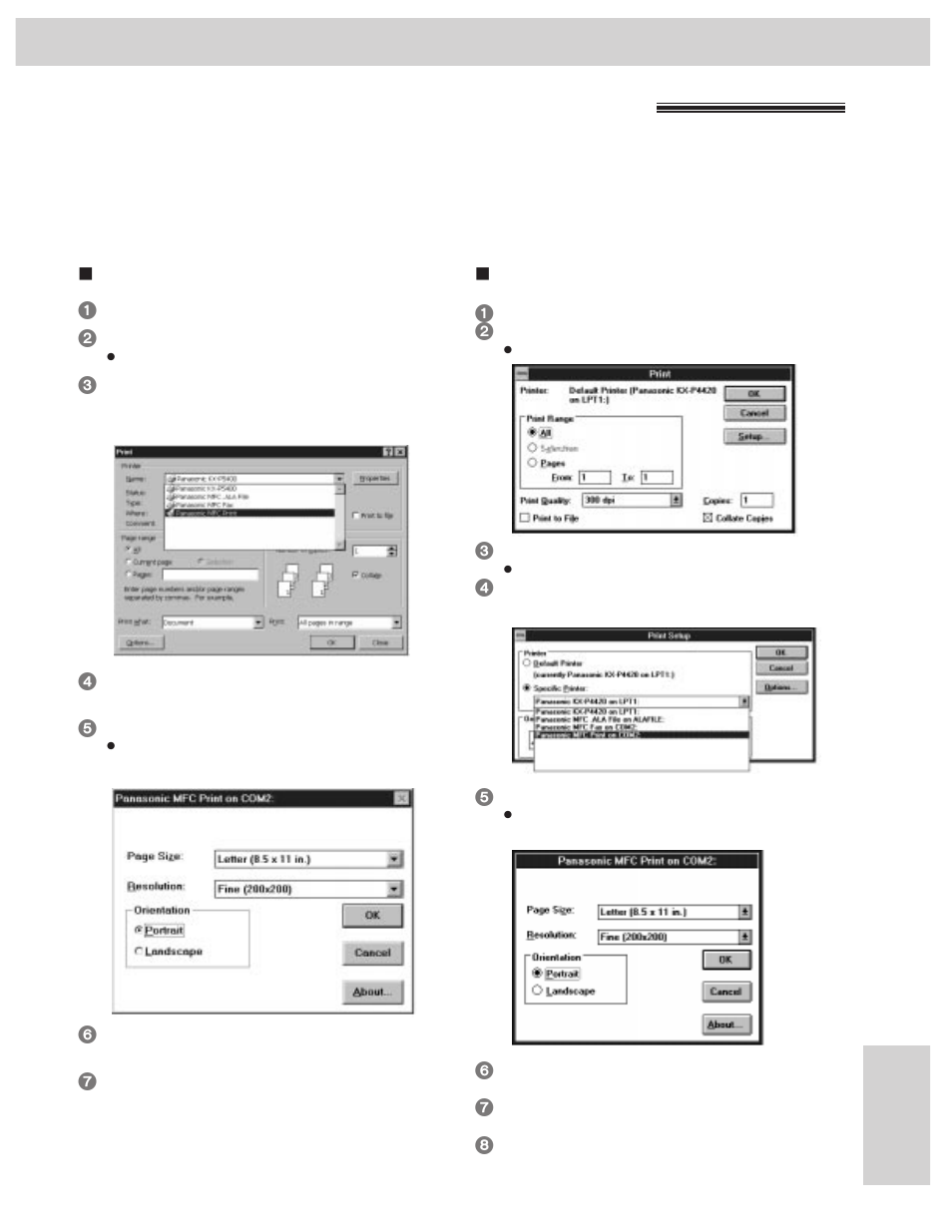 Comienzo rápido en español, Utilización del multi-function center | Panasonic KX-FM255 User Manual | Page 131 / 144