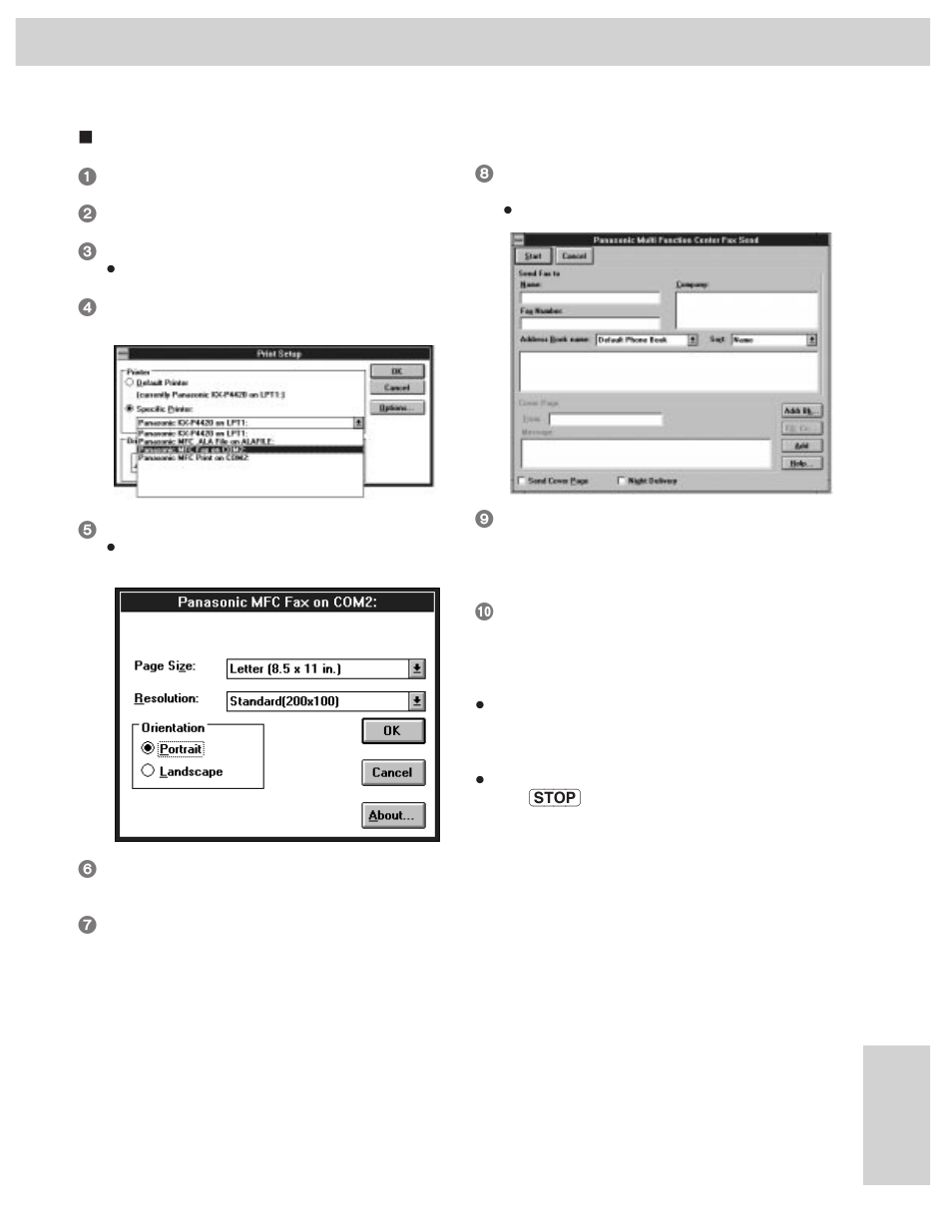 Comienzo rápido en español | Panasonic KX-FM255 User Manual | Page 133 / 144