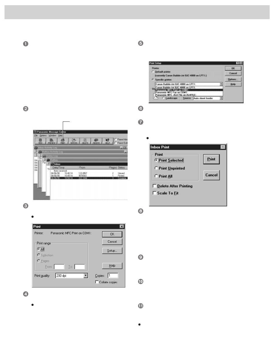 Comienzo rápido en español, Impresión de documentos recibidos | Panasonic KX-FM255 User Manual | Page 136 / 144