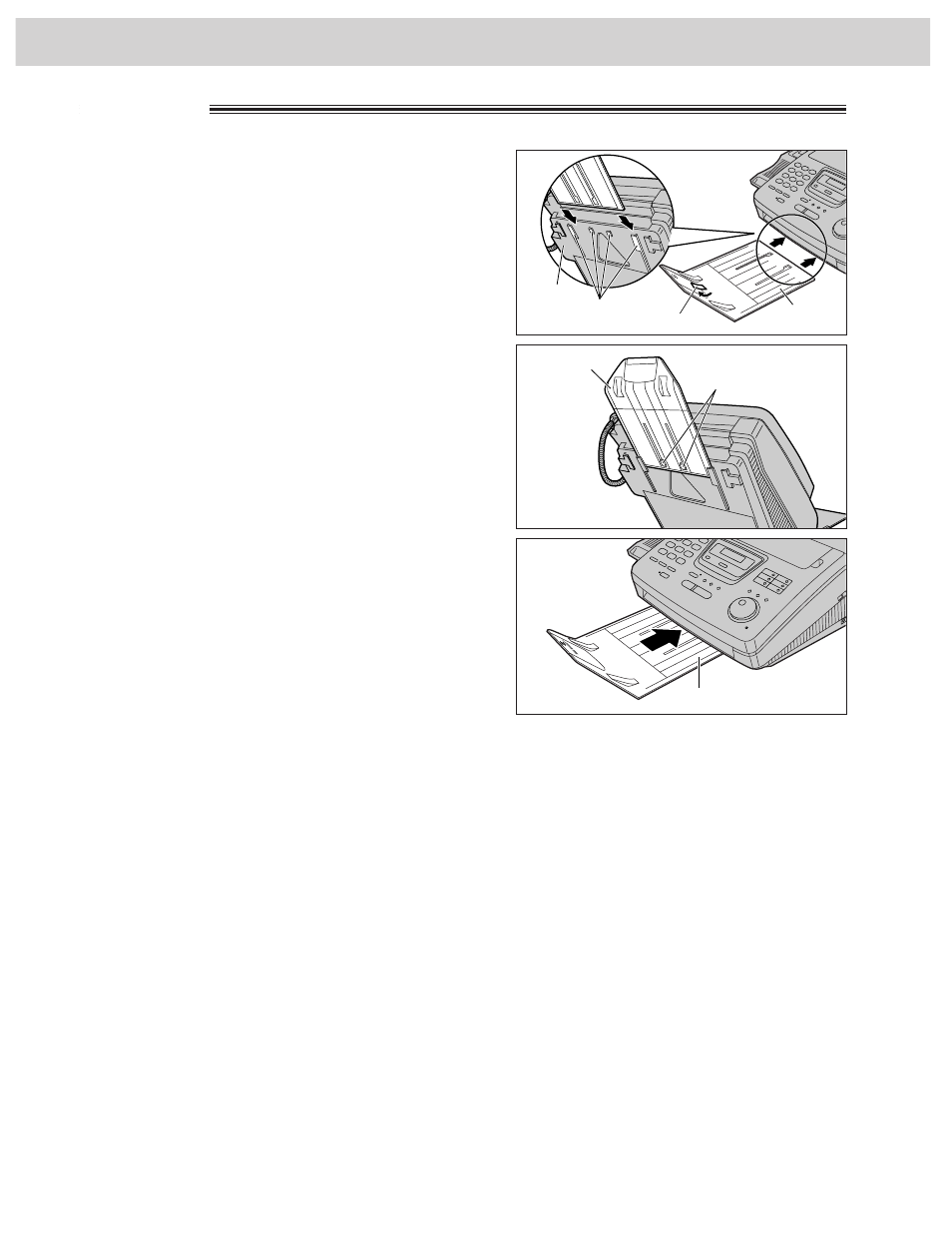 Setup, Stacker | Panasonic KX-FM255 User Manual | Page 22 / 144