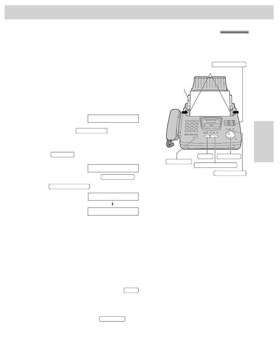 Sending a fax using the jog dial directory, Sending faxes | Panasonic KX-FM255 User Manual | Page 45 / 144
