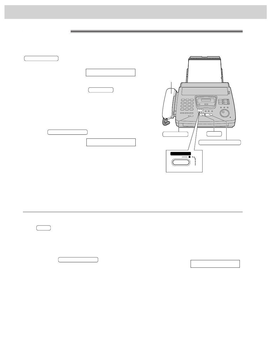 Receiving faxes, Tel mode, Answering all calls manually) | Friendly reception feature | Panasonic KX-FM255 User Manual | Page 60 / 144