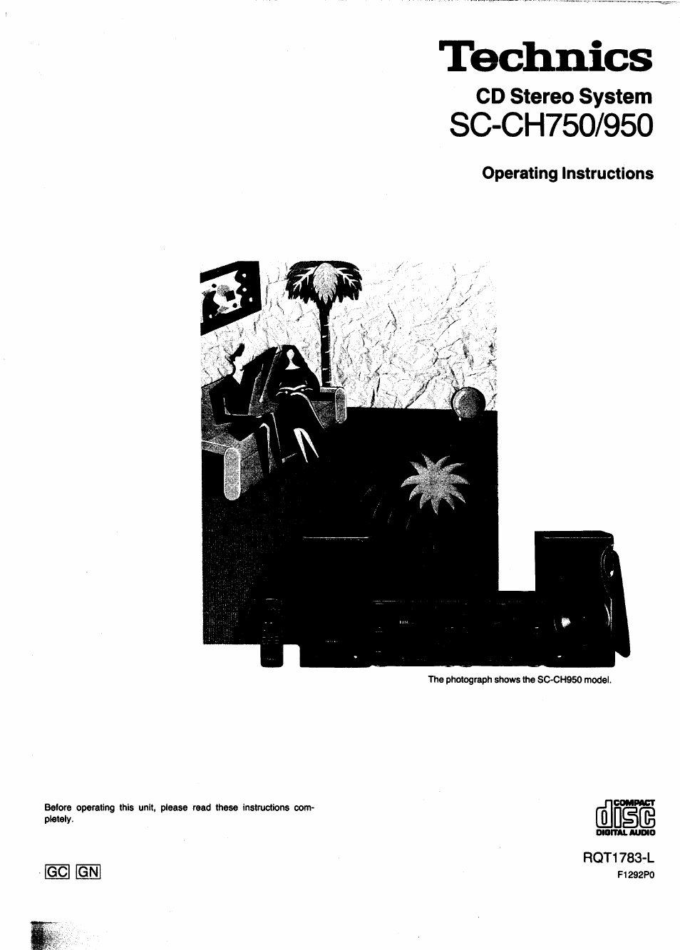 Panasonic SC-CH950 User Manual | 85 pages