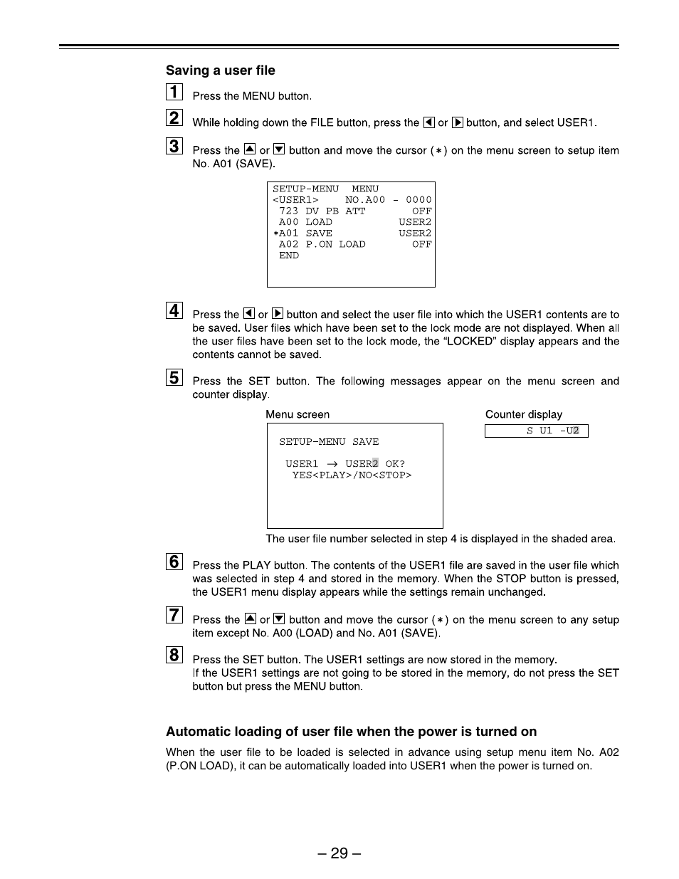 Panasonic AJ-D450 User Manual | Page 29 / 68