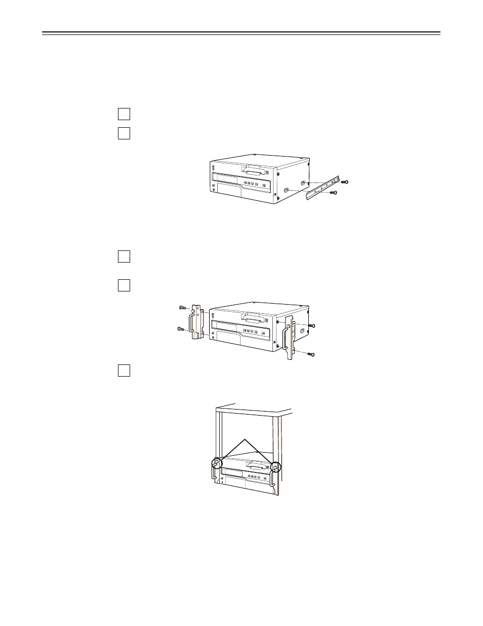 Rack mounting | Panasonic AJ-D450 User Manual | Page 51 / 68
