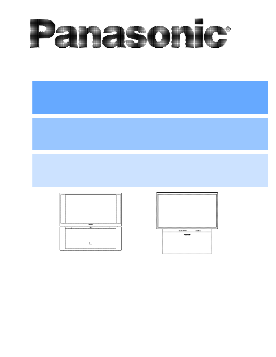 Panasonic PT 56WX53 User Manual | 104 pages