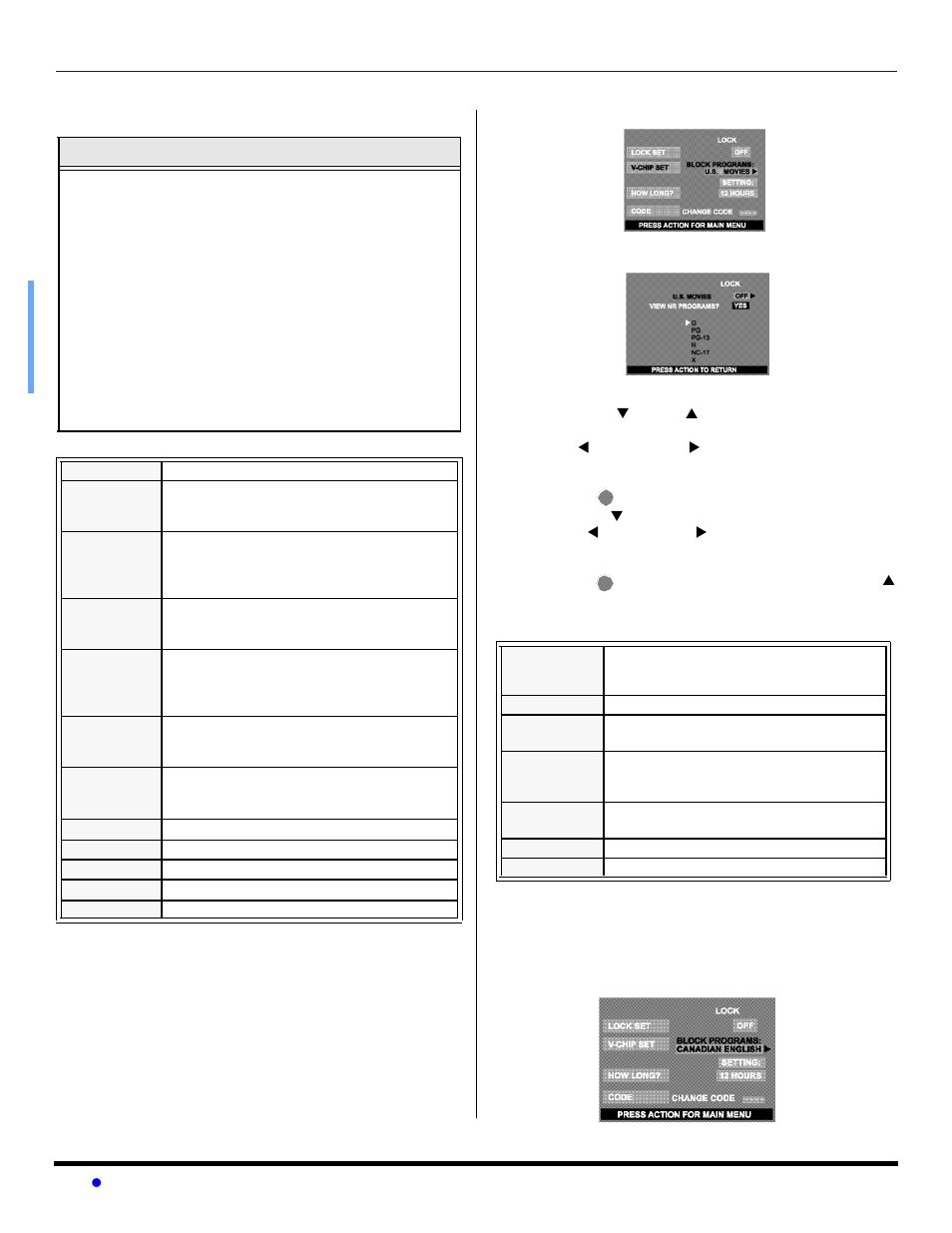 Lock (cont.) | Panasonic PT 56WX53 User Manual | Page 26 / 104