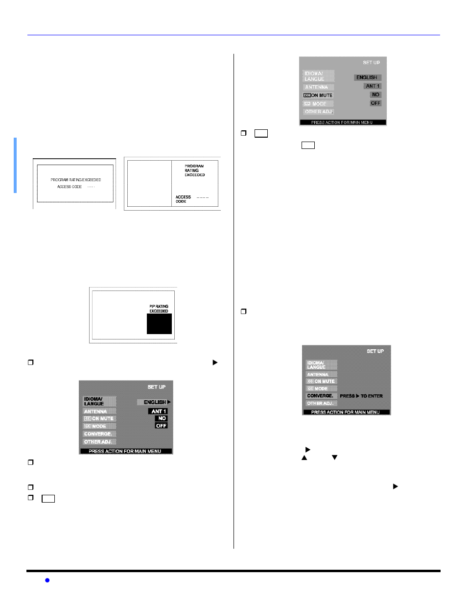 Setup | Panasonic PT 56WX53 User Manual | Page 28 / 104