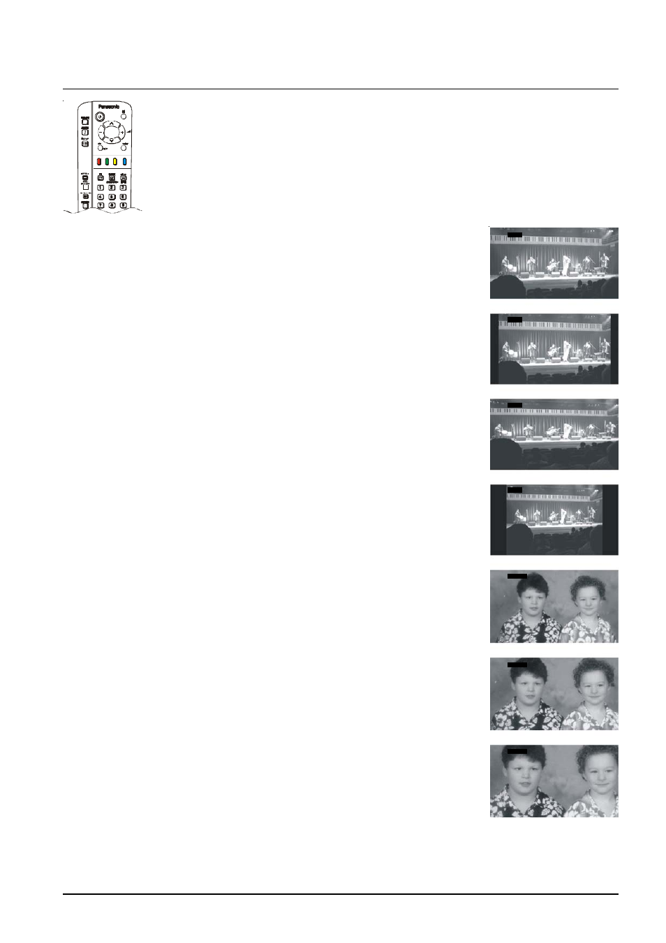 Aspect control | Panasonic TX-76PW300A User Manual | Page 21 / 40