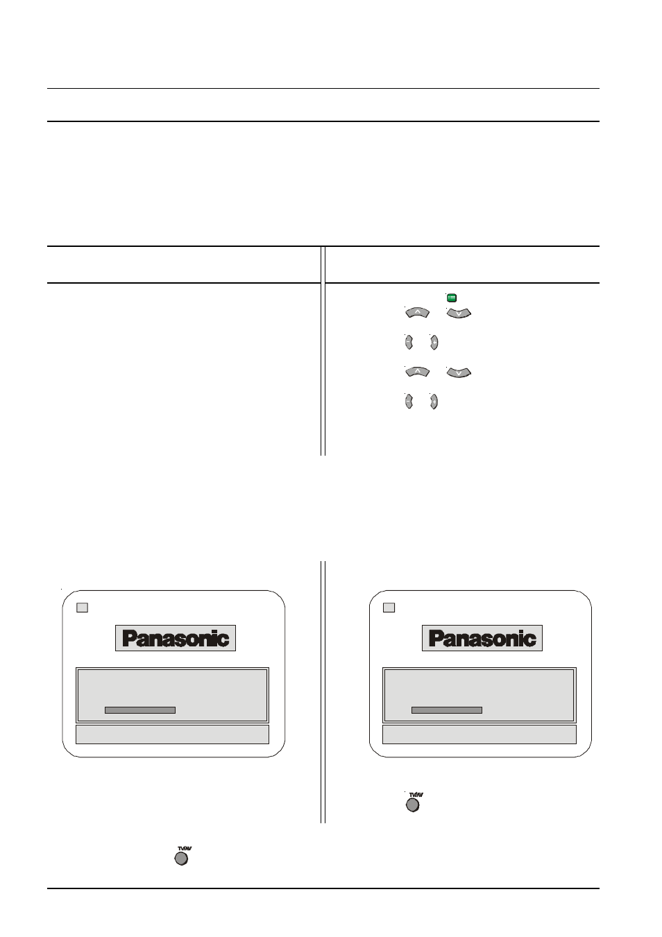 Auto tuning, Tuning menu auto tuning, Using the front panel using the remote control | Panasonic TX-76PW300A User Manual | Page 26 / 40