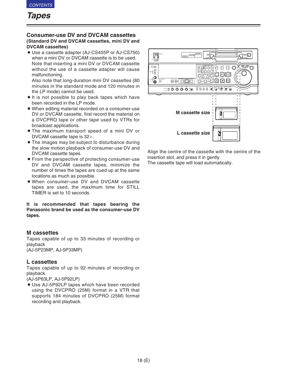 Panasonic VQT9958 User Manual | Page 18 / 77