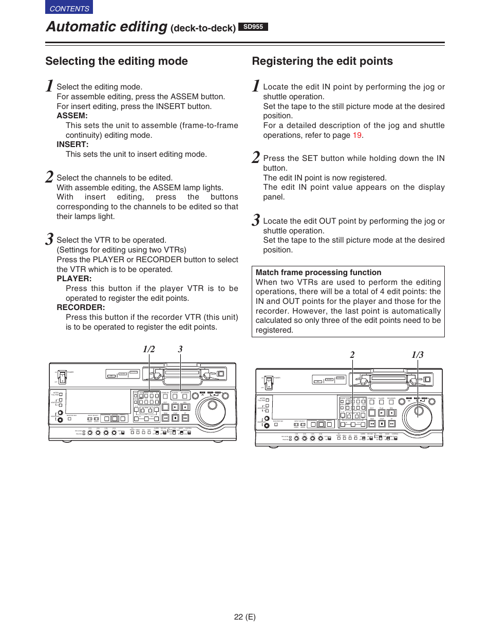 Panasonic VQT9958 User Manual | Page 22 / 77