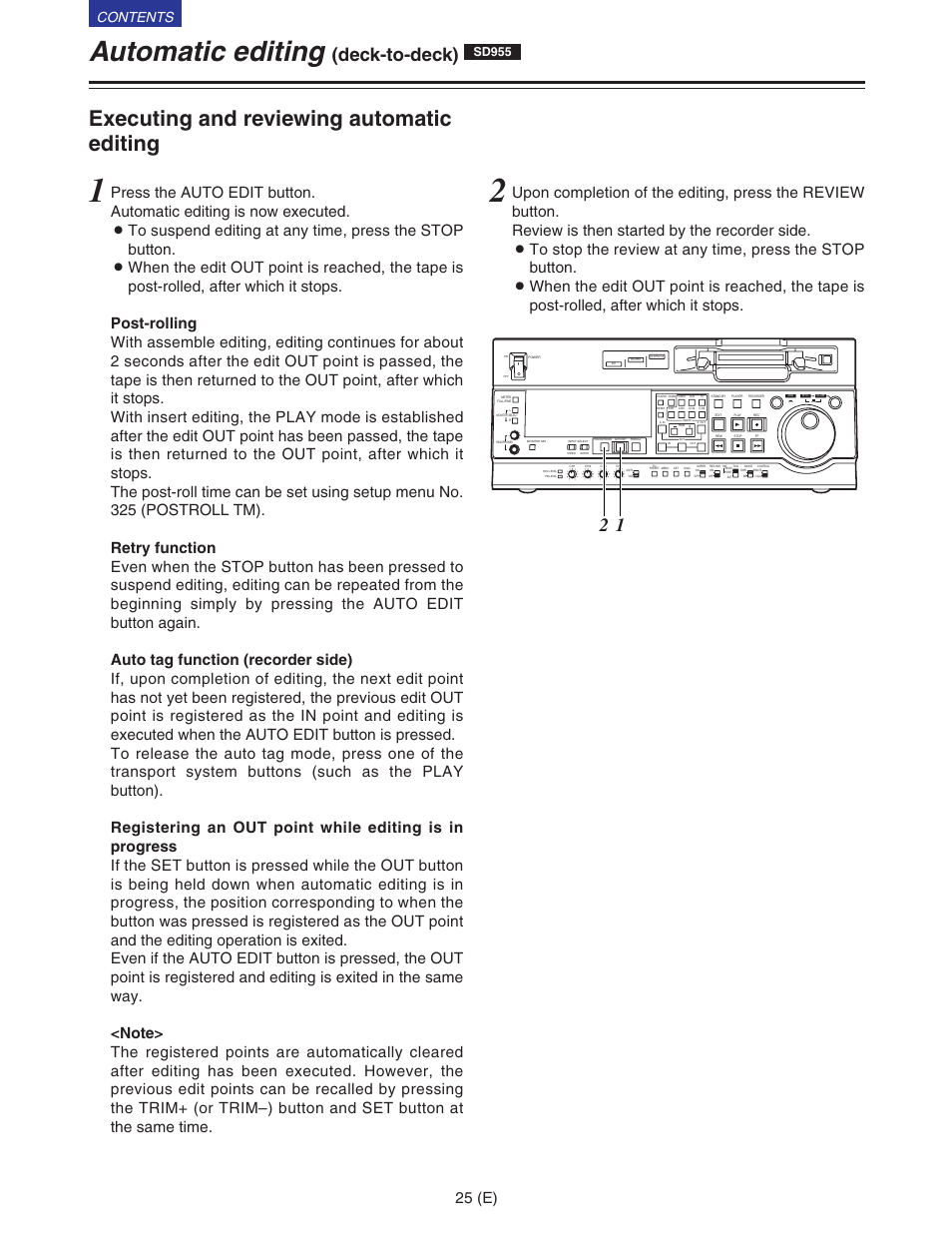 Panasonic VQT9958 User Manual | Page 25 / 77